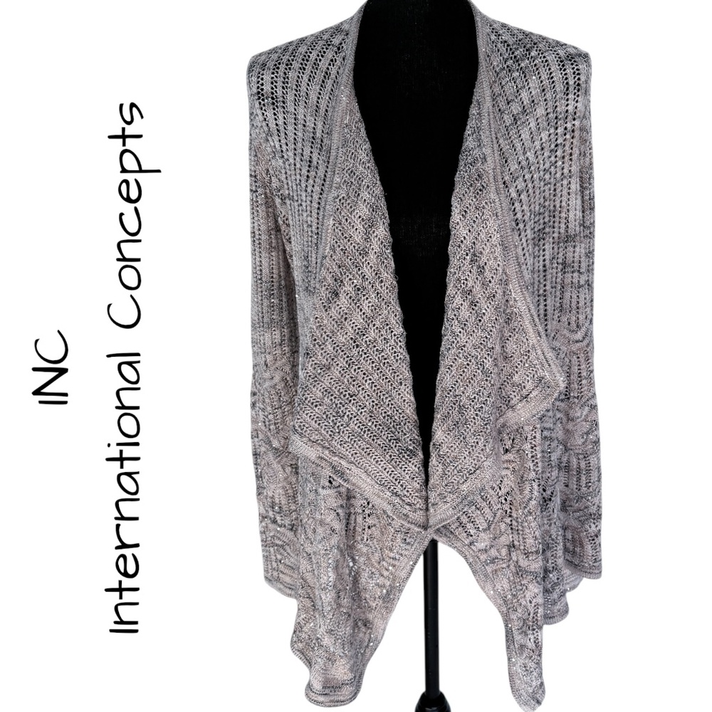 INC. INTERNATIONAL CONCEPTS Cardigan, Size Medium